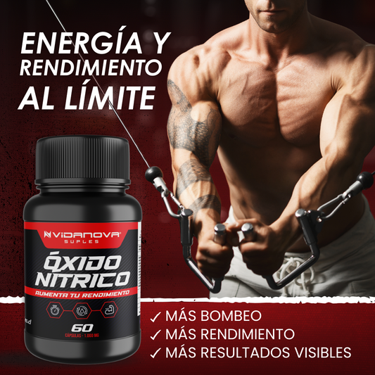 OXIDO NITRICO 1000MG 60 CAPS 💊💪