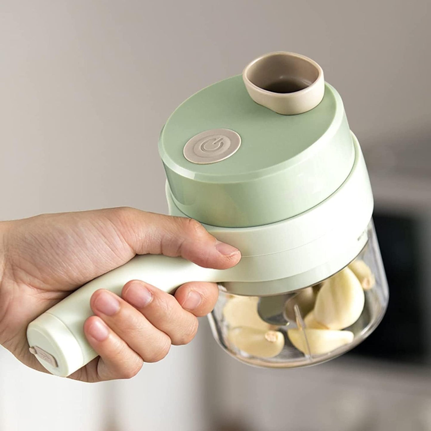 🌽🔌 Molino Eléctrico + Cortador de Verduras 2 en 1 – ¡Tu ayudante ideal en la cocina! 🧄🌶️