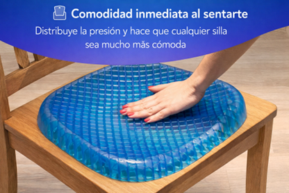 Cojín Terapéutico de Gel – Alivio Lumbar y Postural 🤩