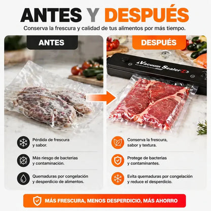 Selladora al Vacío – Conserva tus Alimentos y Ahorra 🤩